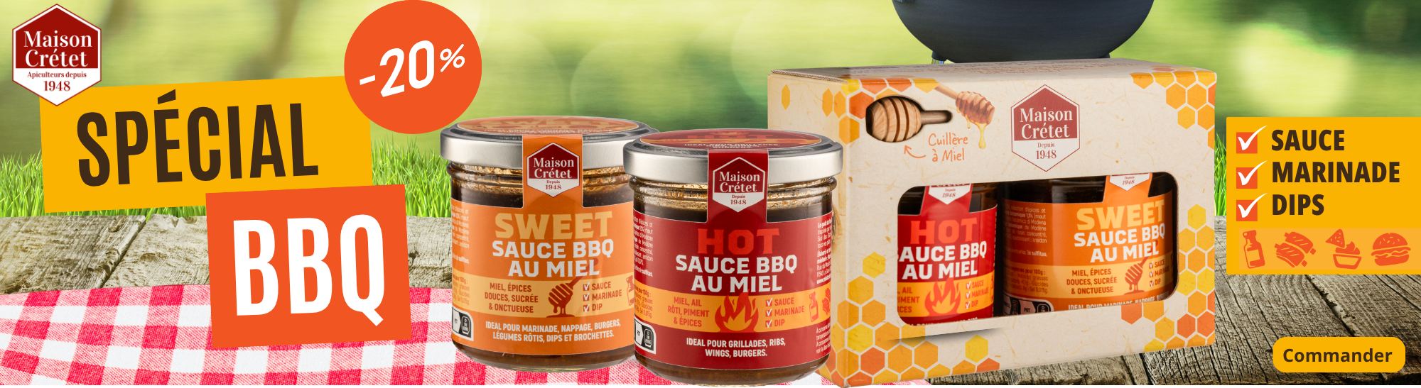 sauces bbq -20%